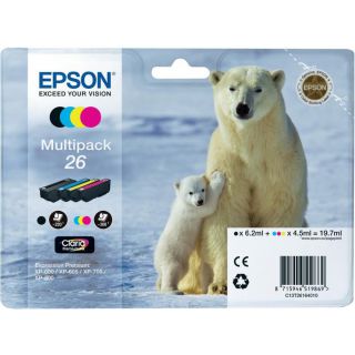 Расходный материал для печати Epson C13T26164010 черный/голубой/желтый/пурпурный
Расходный материал для печати Epson C13T26164010 черный/голубой/желтый/пурпурный