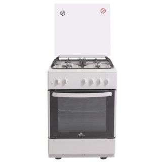 Газовая плита De Luxe 606040.24-001г (кр) чуг реш белая 
Газовая плита De Luxe 606040.24-001г (кр) чуг реш белая