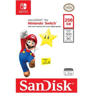 Карта памяти SanDisk microSDXC 256GB Class-1 for Nintendo Switch SDSQXAO-256G-GNCZN
Карта памяти SanDisk microSDXC 256GB Class-1 for Nintendo Switch SDSQXAO-256G-GNCZN