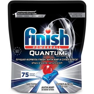 Средство для мытья посуды Finish Quantum Ultimate 75шт (3120823) Капсулы для ПММ
Средство для мытья посуды Finish Quantum Ultimate 75шт (3120823) Капсулы для ПММ