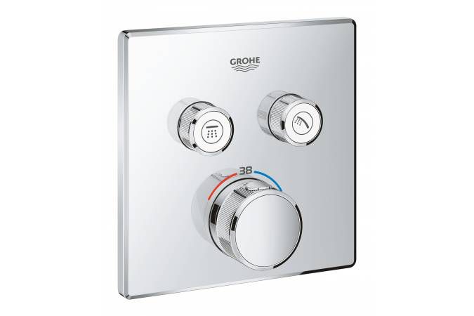 Смеситель для ванны Grohe Grohtherm SmartControl 29124000 (внешняя монтажная часть)
Смеситель для ванны Grohe Grohtherm SmartControl 29124000 (внешняя монтажная часть)