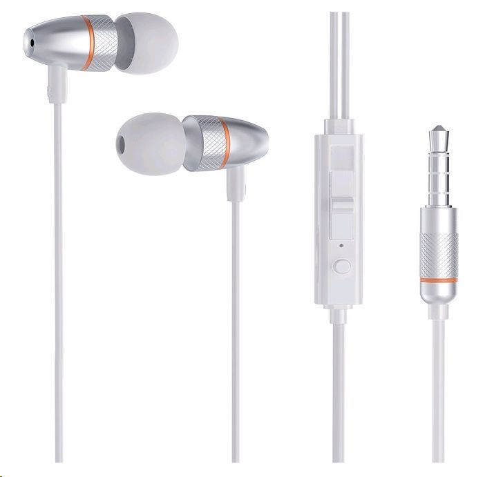 Наушники HOCO M59 Magnificent серебро 
Наушники HOCO M59 Magnificent серебро