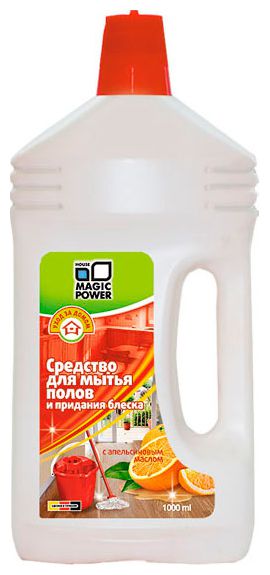 Чистящее средство MAGIC POWER MP-703 Средство для мытья полов и придания блеска с апельсиновым маслом 1л
Чистящее средство MAGIC POWER MP-703 Средство для мытья полов и придания блеска с апельсиновым маслом 1л