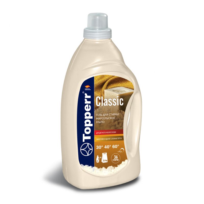 Средство для стирки Topperr A1621 Гель-концентрат, Марсельское мыло 2000мл
Средство для стирки Topperr A1621 Гель-концентрат, Марсельское мыло 2000мл