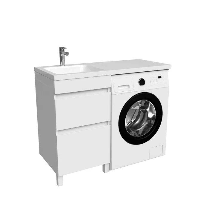 Тумба Iddis Optima Home 110см, левая, белая для стиральной машины с раковиной (OPH11LBi95K)
Тумба Iddis Optima Home 110см, левая, белая для стиральной машины с раковиной (OPH11LBi95K)