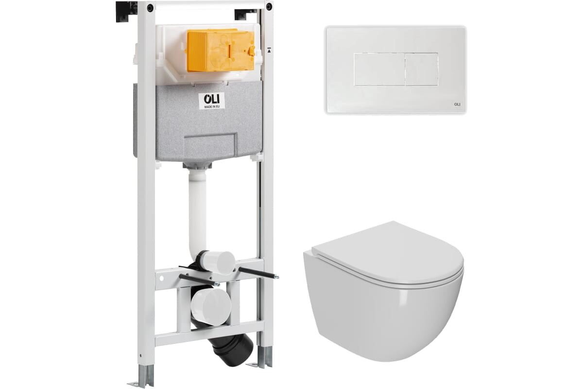 Комплект инсталляции OLI 879235pKA01+PN41041 (Сет: OLI 120 ECO Sanitarblock pneumatic+Панель KARISMA,бел., OLI + Унитаз Point Афина PN41041)
Комплект инсталляции OLI 879235pKA01+PN41041 (Сет: OLI 120 ECO Sanitarblock pneumatic+Панель KARISMA,бел., OLI + Унитаз Point Афина PN41041)