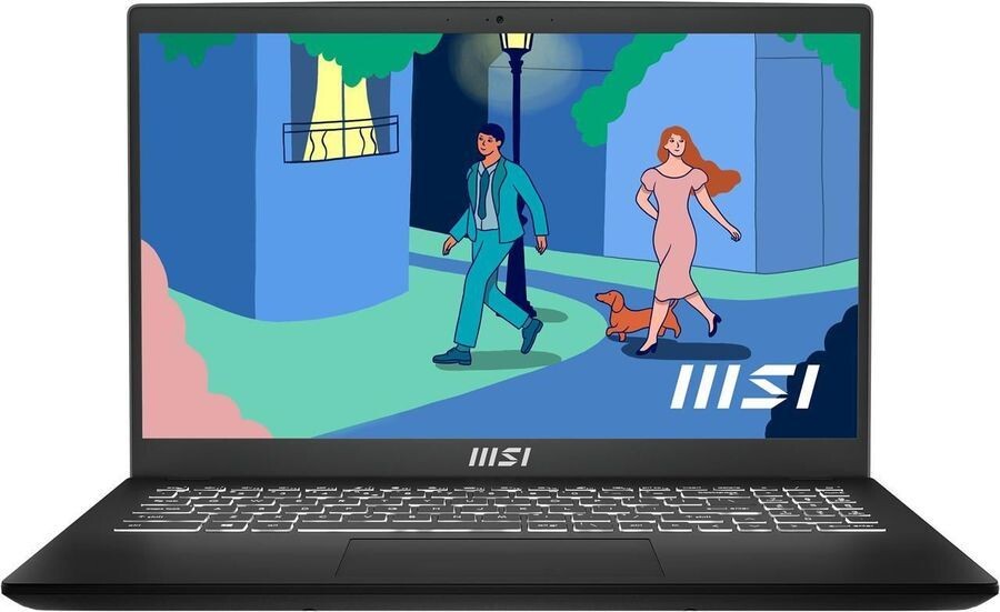 Ноутбук MSI Modern 15 B12HW-002XRU Free DOS black (9S7-15H212-002)
