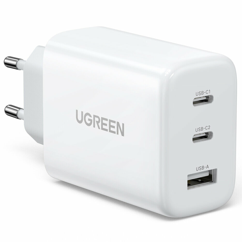 Сетевое зарядное устройство Ugreen USB-A+2USB-C 65W Fast Charger CD275 White (90496)
Сетевое зарядное устройство Ugreen USB-A+2USB-C 65W Fast Charger CD275 White (90496)