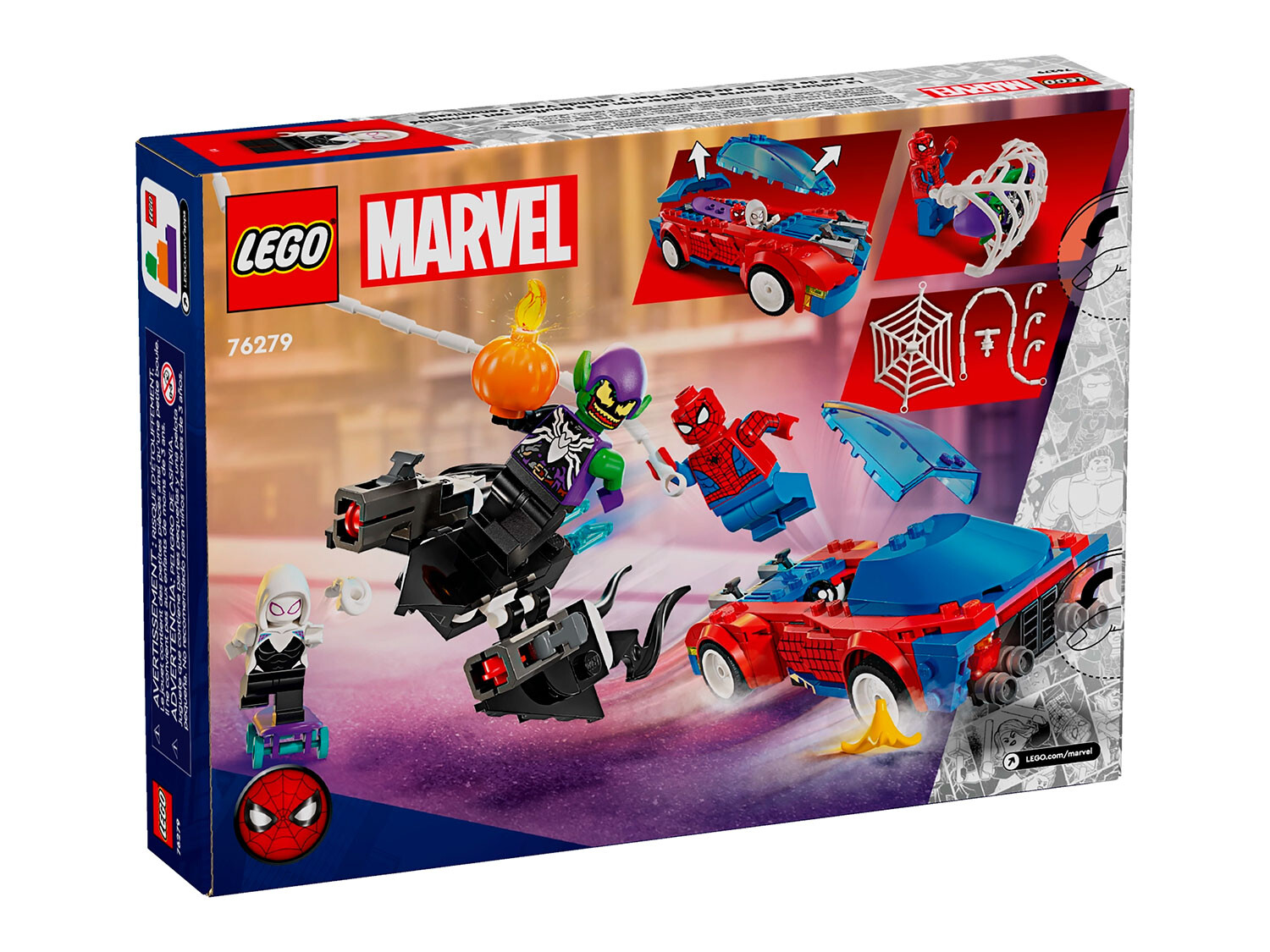 Конструктор Lego Marvel Гоночная машина Человека-паука и Зеленый гоблин Веном (76279)
Конструктор Lego Marvel Гоночная машина Человека-паука и Зеленый гоблин Веном (76279)
