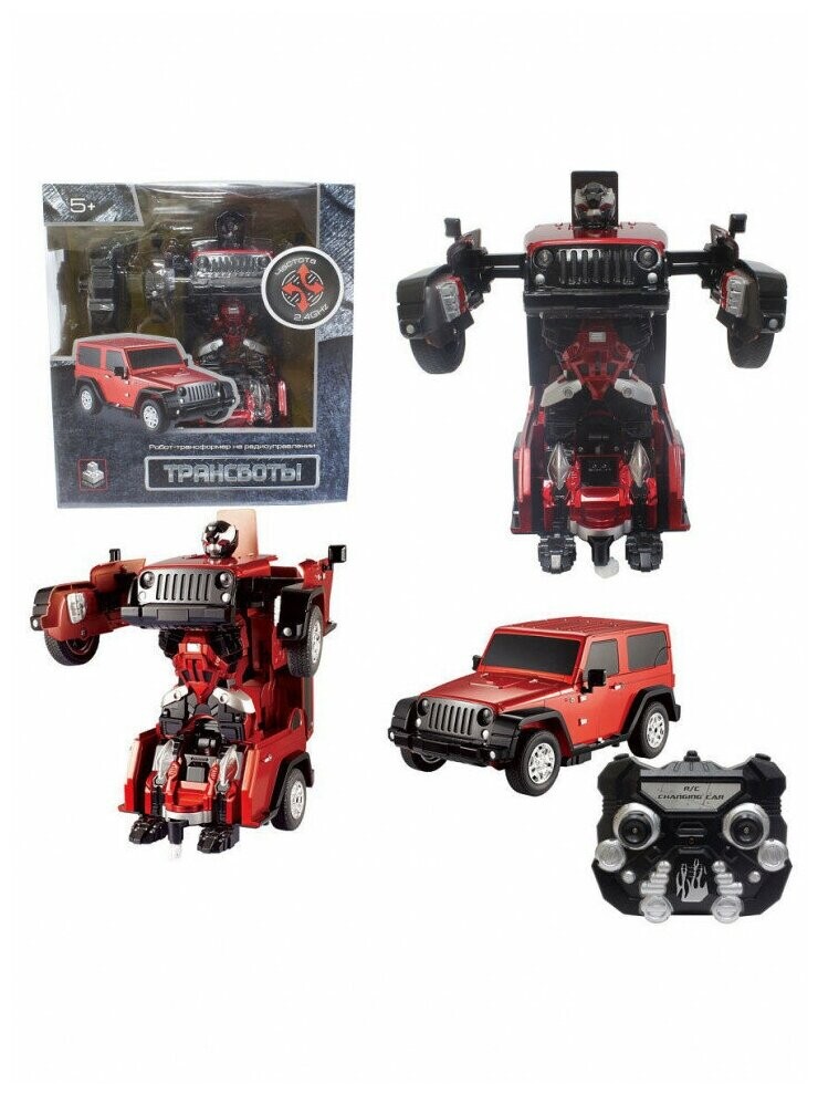 Игрушка на радиоуправлении 1 TOY Робот трансформирующийся в джип 30см красный (Т10860)
Игрушка на радиоуправлении 1 TOY Робот трансформирующийся в джип 30см красный (Т10860)