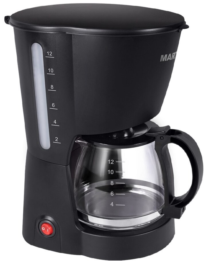 Кофеварка Marta MT-2118 черный жемчуг
Кофеварка Marta MT-2118 черный жемчуг