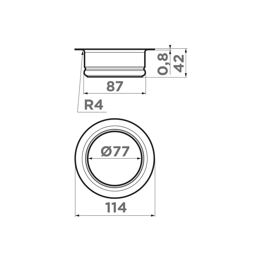 Аксессуар для кухонных моек Omoikiri Nagare Slim NA-02-GB (Сменная горловина для измельчителя)
Аксессуар для кухонных моек Omoikiri Nagare Slim NA-02-GB (Сменная горловина для измельчителя)