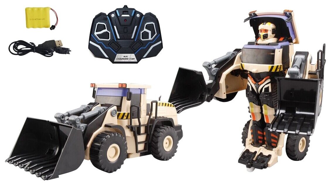 Игрушка на радиоуправлении 1 TOY Робот трансформируется в экскаватор со светом и звуком 47см (Т10600)
Игрушка на радиоуправлении 1 TOY Робот трансформируется в экскаватор со светом и звуком 47см (Т10600)