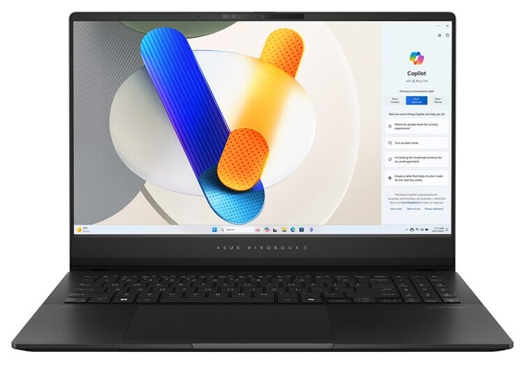 Ноутбук ASUS Vivobook S 15 OLED S5506MA-MA070W Core Ultra 9 185H 16Gb SSD1Tb Intel Arc Win 11 Home black (90NB14E1-M00550)
Ноутбук ASUS Vivobook S 15 OLED S5506MA-MA070W Core Ultra 9 185H 16Gb SSD1Tb Intel Arc Win 11 Home black (90NB14E1-M00550)