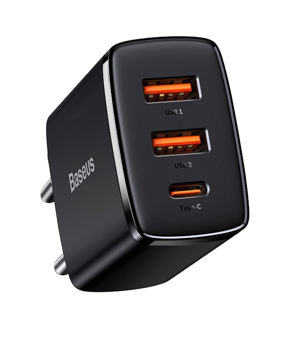 Сетевое зарядное устройство Baseus Compact Quick Charger 2U+C 30W EU Black (CCXJ-E01)
Сетевое зарядное устройство Baseus Compact Quick Charger 2U+C 30W EU Black (CCXJ-E01)