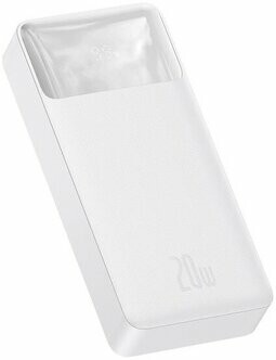 Внешний аккумулятор Baseus Bipow Digital Display 20000mAh 20W White (PPDML-M02)
Внешний аккумулятор Baseus Bipow Digital Display 20000mAh 20W White (PPDML-M02)