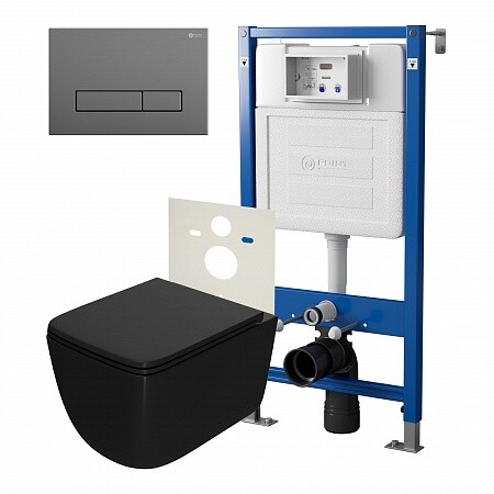 Комплект инсталляции Point PN48040GM (Элемент PN45120 +Клав. PN44831GM + Унитаз Меркурий чёрный мат. PN41831BM)
Комплект инсталляции Point PN48040GM (Элемент PN45120 +Клав. PN44831GM + Унитаз Меркурий чёрный мат. PN41831BM)