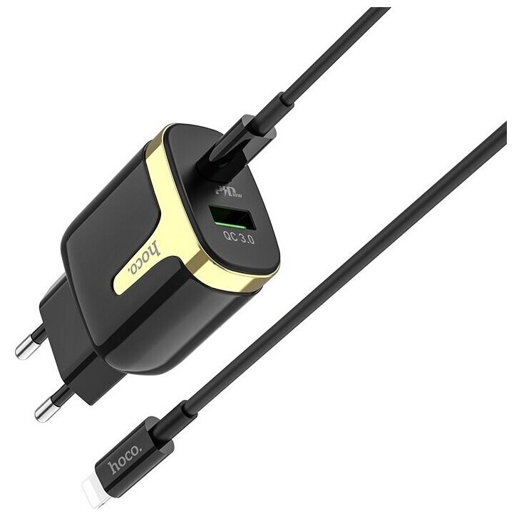 Сетевое зарядное устройство Hoco C79A 2USB 3.1A PD 18W+QC3.0 LIGHTING TYPE-C 1м черный (6931474727633)
Сетевое зарядное устройство Hoco C79A 2USB 3.1A PD 18W+QC3.0 LIGHTING TYPE-C 1м черный (6931474727633)