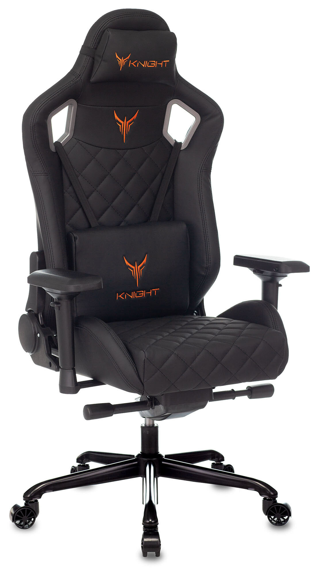 Кресло Knight TITAN черный ромбик эко.кожа 
Кресло Knight TITAN черный ромбик эко.кожа
