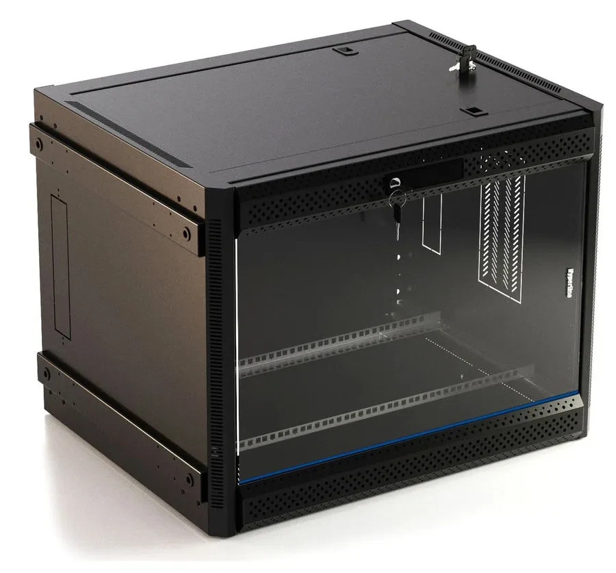 Коммутационный шкаф Hyperline TWB-FC-1266-GP-RAL9004 настенный, стеклянная передняя дверь, 12U, 600x600мм
Коммутационный шкаф Hyperline TWB-FC-1266-GP-RAL9004 настенный, стеклянная передняя дверь, 12U, 600x600мм