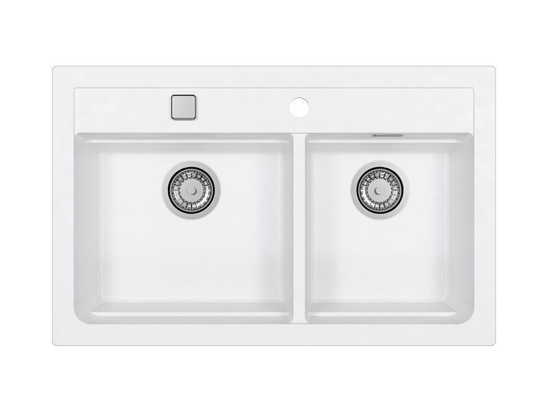 Кухонная мойка Alveus Granital Atrox 50 Arctic-G11 790х500х195 с сифоном, белая (1131997)
Кухонная мойка Alveus Granital Atrox 50 Arctic-G11 790х500х195 с сифоном, белая (1131997)