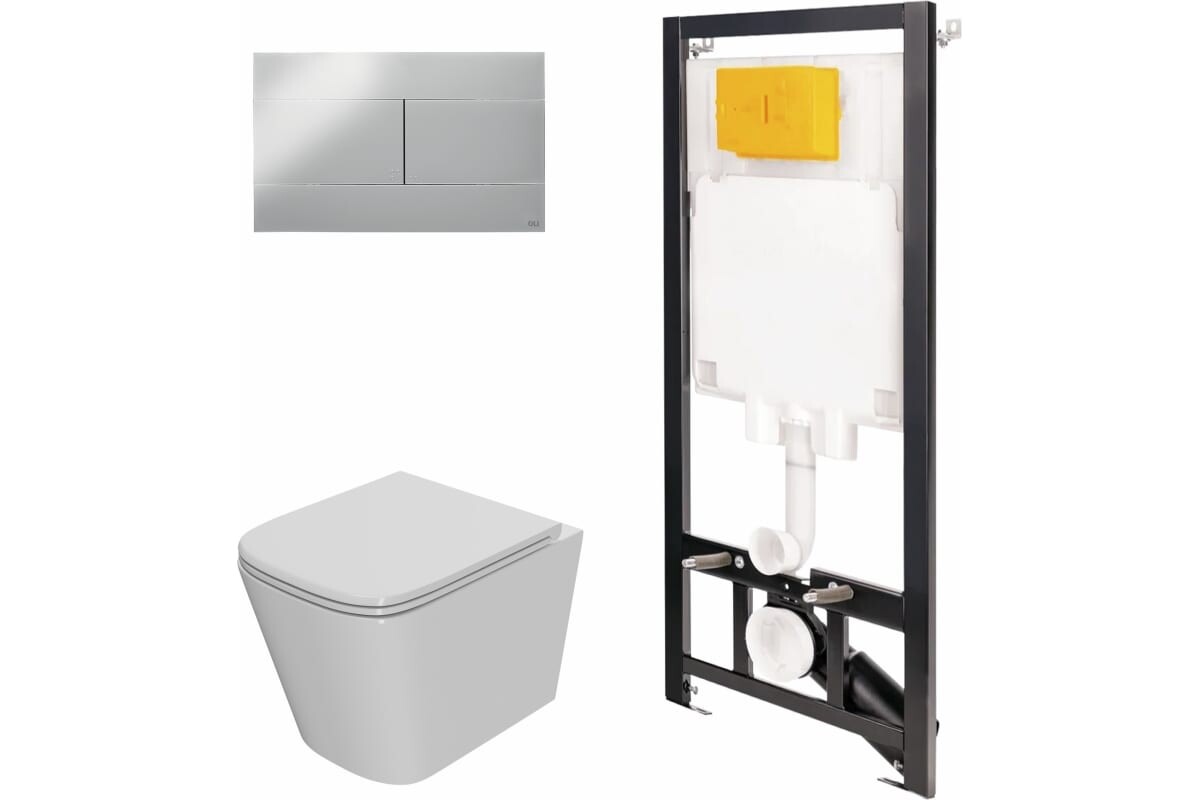 Комплект инсталляции OLI 886914SIOO+PN41081 (Сет: Инстал.OLI 80 ECO +панель OLI Slim хр. гл. +Унитаз Point Ника PN41081)
Комплект инсталляции OLI 886914SIOO+PN41081 (Сет: Инстал.OLI 80 ECO +панель OLI Slim хр. гл. +Унитаз Point Ника PN41081)
