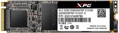 SSD накопитель A-Data XPG SX6000 Pro M.2 2280 OEM PCIe 3.0 x4 512GB (ASX6000PNP-512GT-B)
SSD накопитель A-Data XPG SX6000 Pro M.2 2280 OEM PCIe 3.0 x4 512GB (ASX6000PNP-512GT-B)