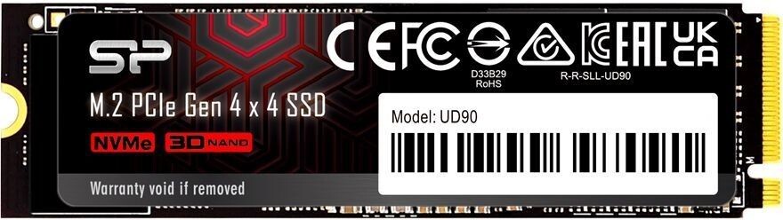 SSD накопитель Silicon Power M-Series UD90 M.2 2280 PCI-E 4.0 x4 2Tb (SP02KGBP44UD9005)
SSD накопитель Silicon Power M-Series UD90 M.2 2280 PCI-E 4.0 x4 2Tb (SP02KGBP44UD9005)