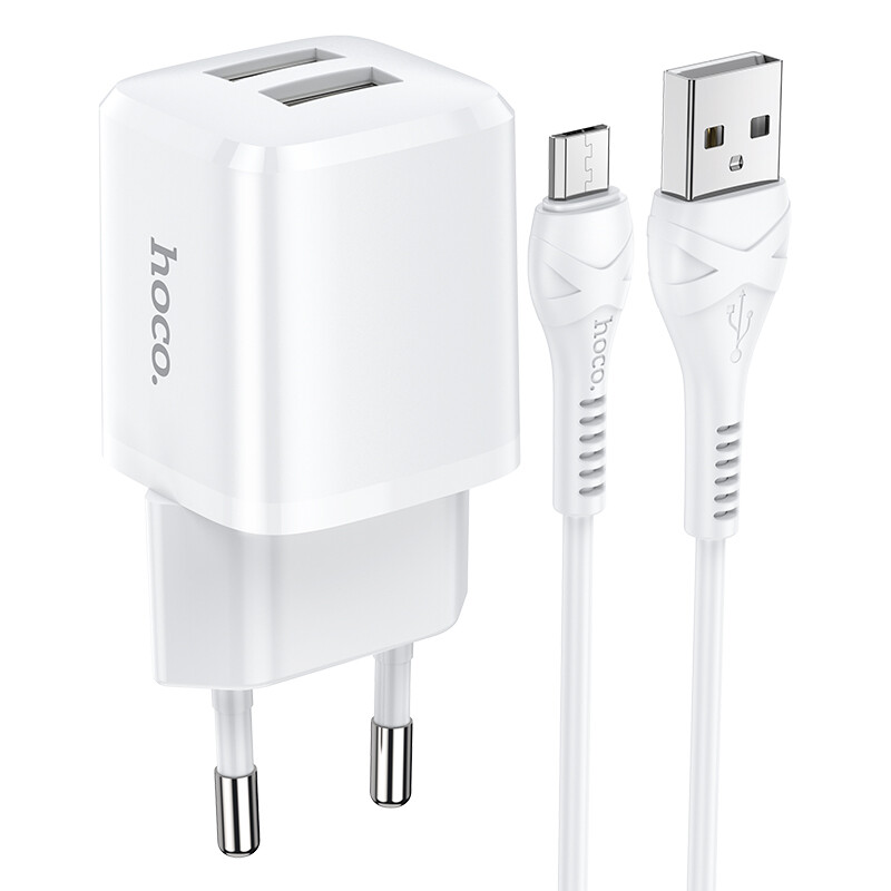 Сетевое зарядное устройство Hoco N8 белый +Кабель USB-Micro (6931474742025)
Сетевое зарядное устройство Hoco N8 белый +Кабель USB-Micro (6931474742025)