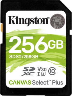 Карта памяти Kingston Canvas Select Plus SDXC 256Gb Class10 SDS2/256GB w/o adapter
Карта памяти Kingston Canvas Select Plus SDXC 256Gb Class10 SDS2/256GB w/o adapter