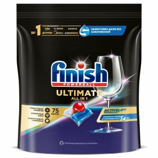 Средство для мытья посуды Finish Ultimate Allin1 75шт (3215667) Таблетки для ПММ
Средство для мытья посуды Finish Ultimate Allin1 75шт (3215667) Таблетки для ПММ