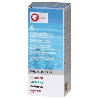 

Средство для ухода за техникой Bosch TCZ6002 (311557) Таблетки для удаления накипи для автоматических кофемашин, 6 шт арт. 00311864 (00311556, 00310452, 00311143, 00310967)