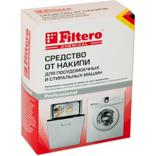 

Средство для ухода за техникой Filtero Средство от накипи для СМ и ПММ, Арт.601