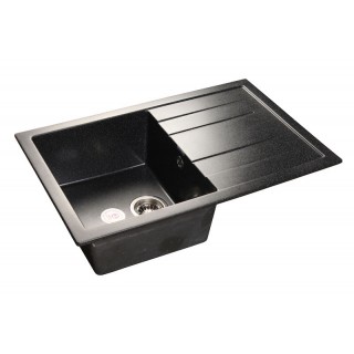 

Кухонная мойка GranFest Quadro GF-Q780L чёрный (308)