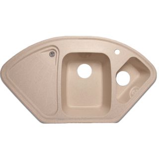 

Кухонная мойка GranFest Corner GF-C1040E бежевый (328)