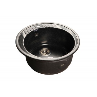 

Кухонная мойка GranFest Rondo GF-R520 чёрный (308)