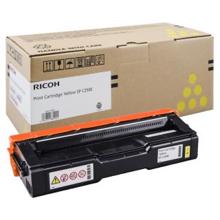 Расходный материал для печати Ricoh SP C250E Yellow Картридж для SP C250DN/C250SF. Жёлтый. 1600 страниц.