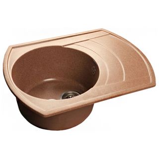

Кухонная мойка GranFest Rondo GF-R650L терракот (307)
