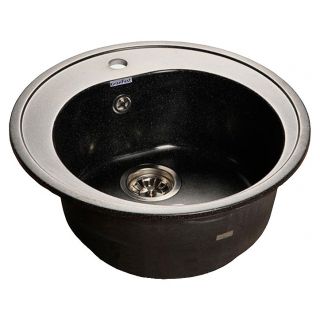 

Кухонная мойка GranFest Rondo GF-R510 черный (308)