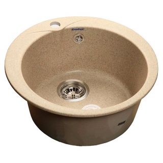 

Кухонная мойка GranFest Rondo GF-R480 песочный (302)