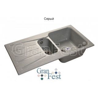 

Кухонная мойка GranFest Standart GF-S940KL серый (310)