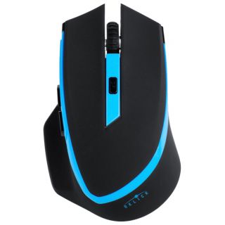 

Компьютерная мышь Oklick 630LW black/cyan