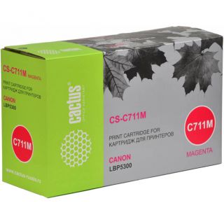 

Расходный материал для печати Cactus CS-C711M пурпурный