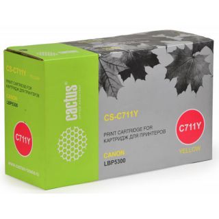 

Расходный материал для печати Cactus CS-C711Y желтый