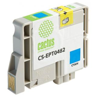 

Расходный материал для печати Cactus CS-EPT0482 голубой