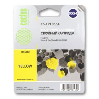 Фото - Расходный материал для печати Cactus CS-EPT0554 желтый расходный материал для печати cactus cs tnp22y желтый