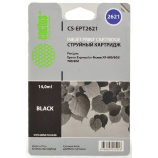 

Расходный материал для печати Cactus CS-EPT2621 черный