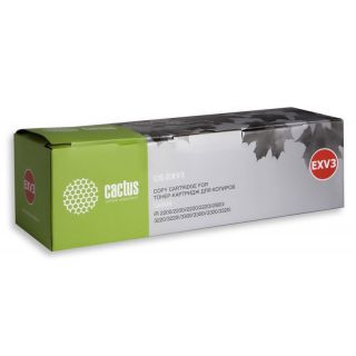 

Расходный материал для печати Cactus CS-EXV3 черный