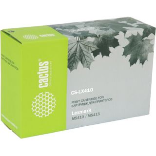 

Расходный материал для печати Cactus CS-LX410 черный