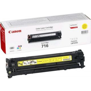 

Расходный материал для печати Canon 716Y желтый
